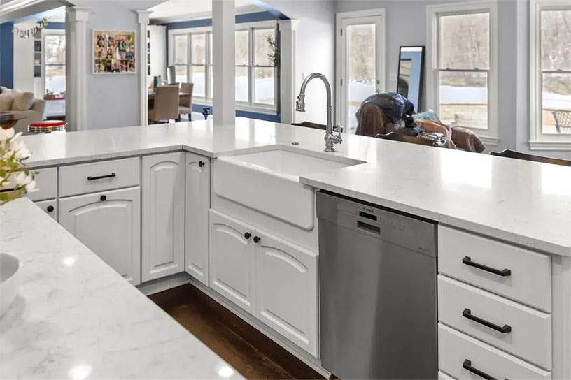 kitchen-cabinet-refacing-after with sink